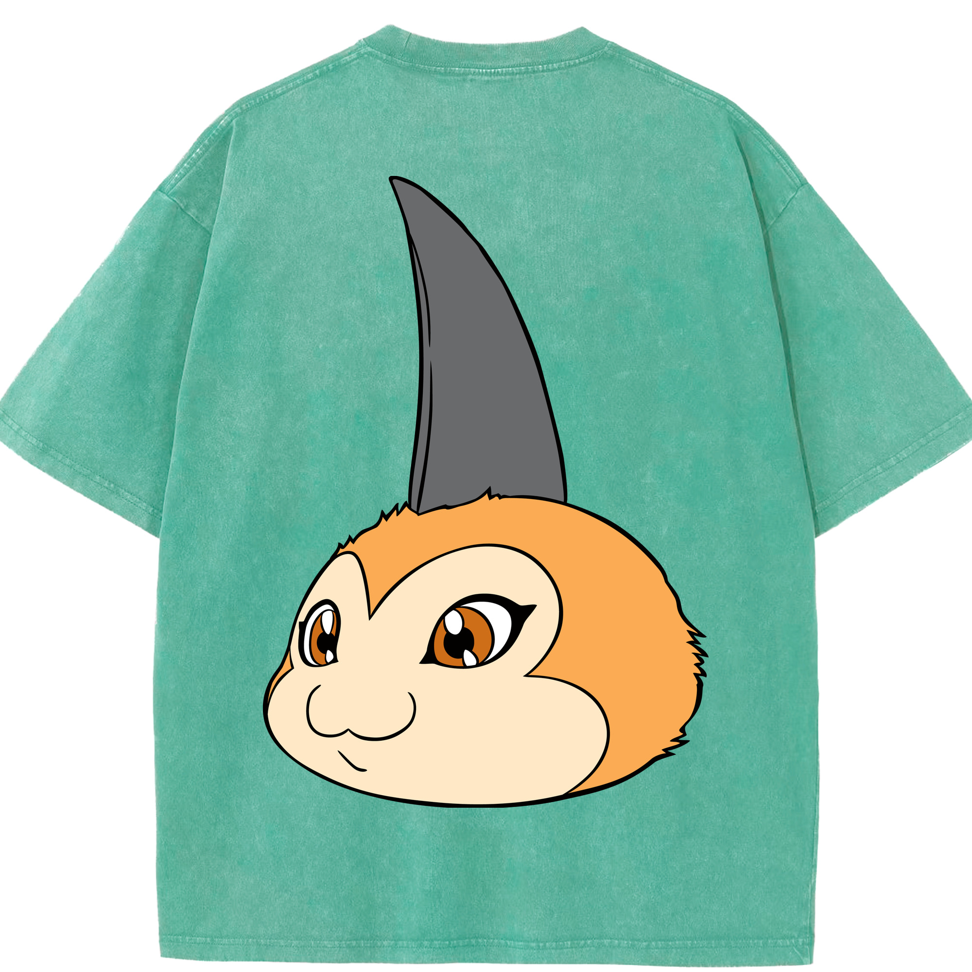 （画像用） Digimon デジタルモンスター/デジモン 綿100% ヴィンテージ風 半袖Tシャツ（背面プリント）